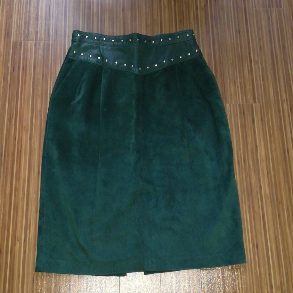 Daniele leather skirt